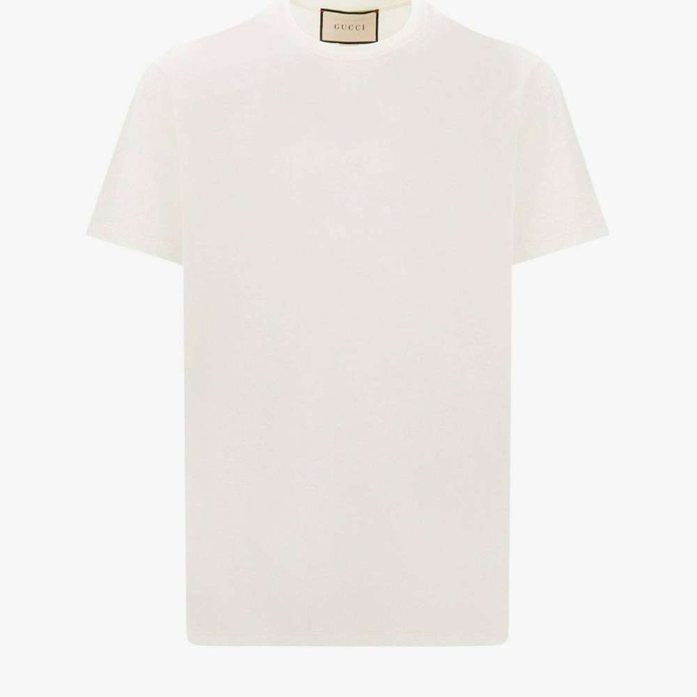 100% Cotton Gucci T Shirt White Mens